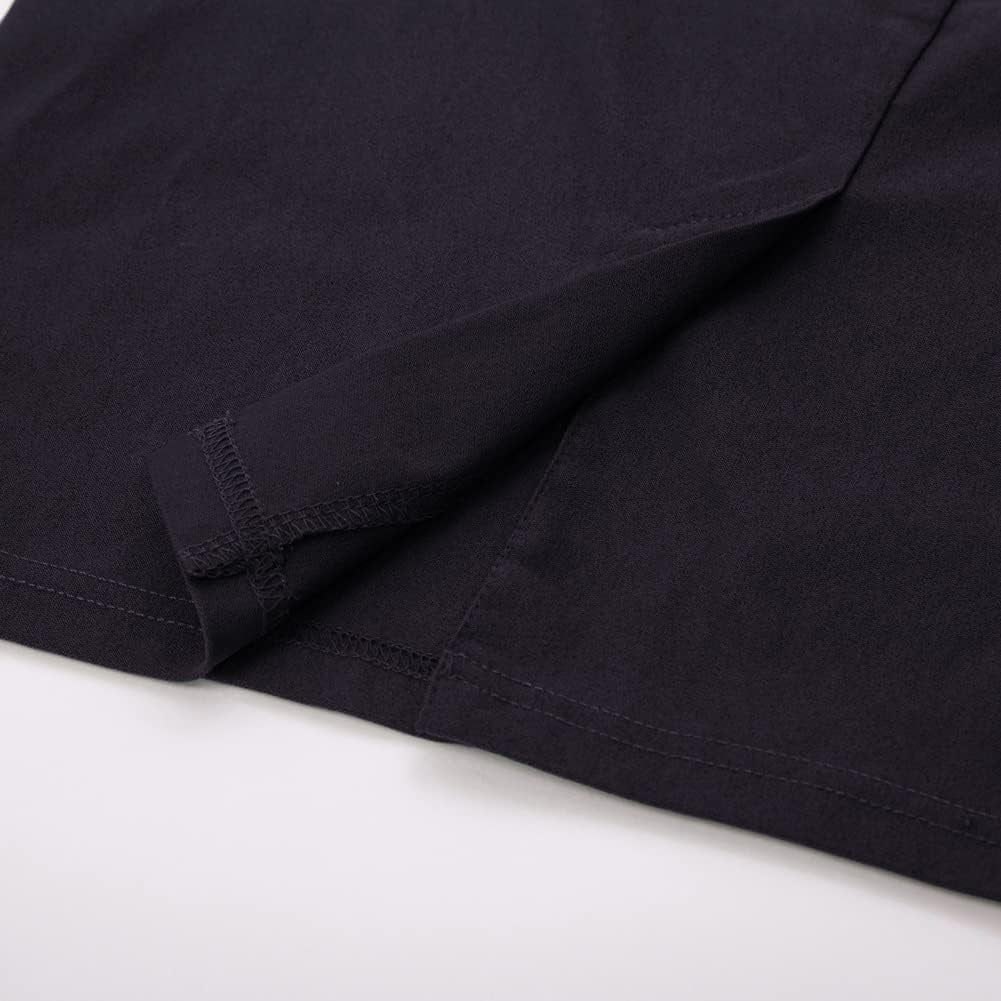 Women'S Stretch Knee Length Pencil Skirts High Waisted Slim Fit Business Casual Skirt