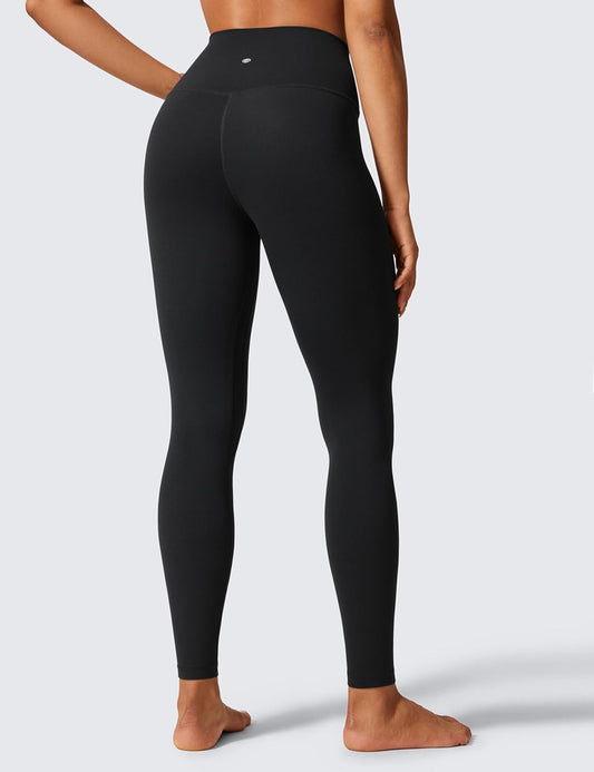 Womens Butterlift High Waisted Workout Leggings 28" - Pilates Gym Athletic Yoga Pants Buttery Soft