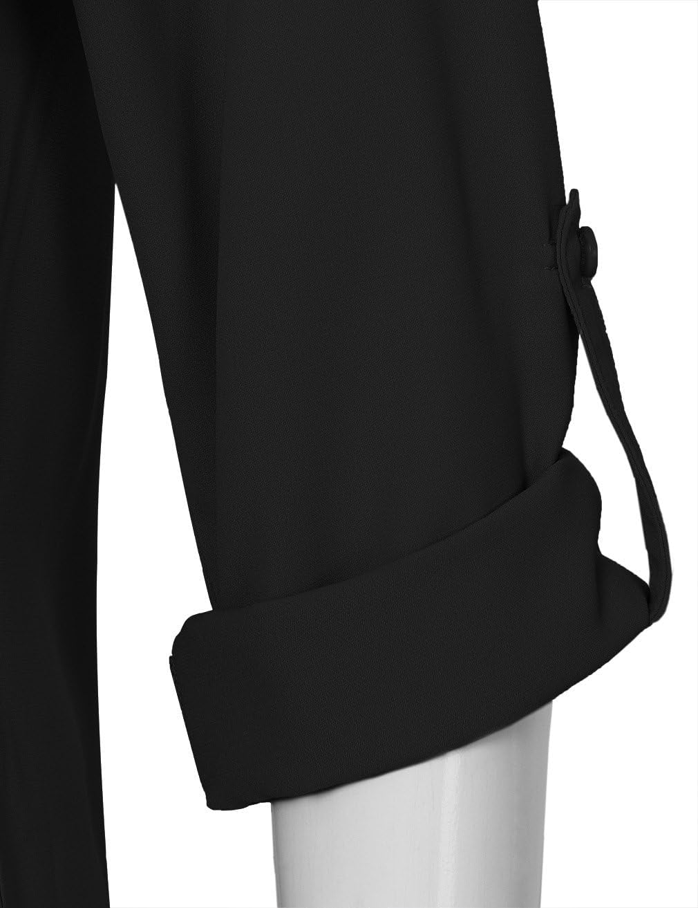 Women'S Casual Chiffon V Neck 3/4 Sleeve Blouse Tops