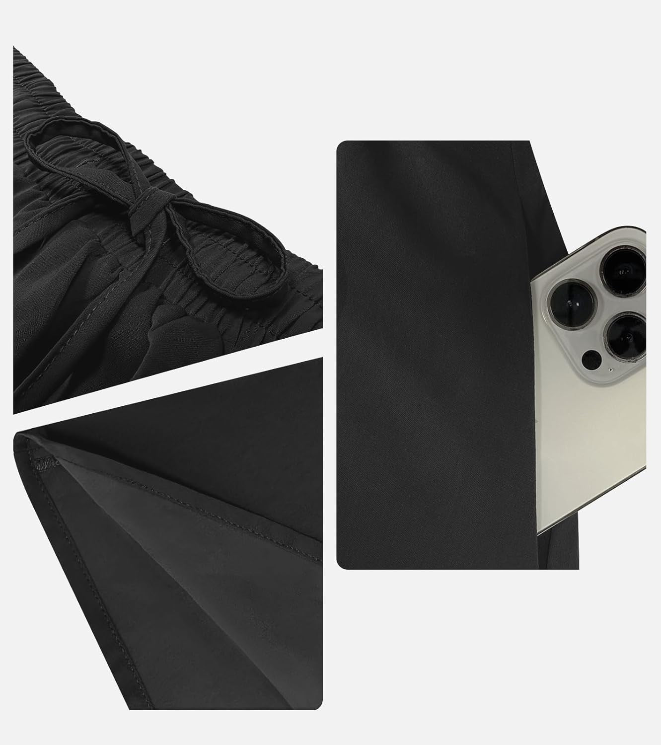 Women'S Flowy Maxi Skirt Summer Pleated High Waisted Casual Long Skirts with Pockets