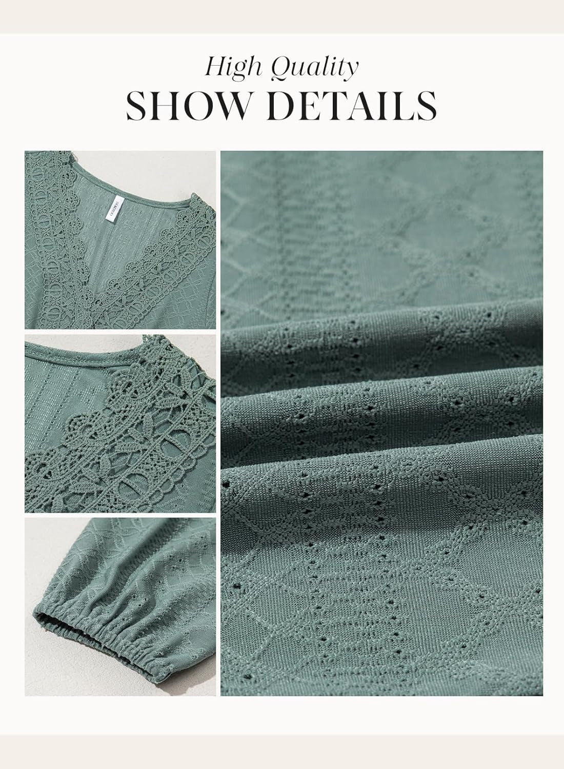 Fall Dresses for Women 2025 Elegant Lace Hollow Out Embroidered V Neck Long Sleeve Casual A-Line Swing Mini Dress