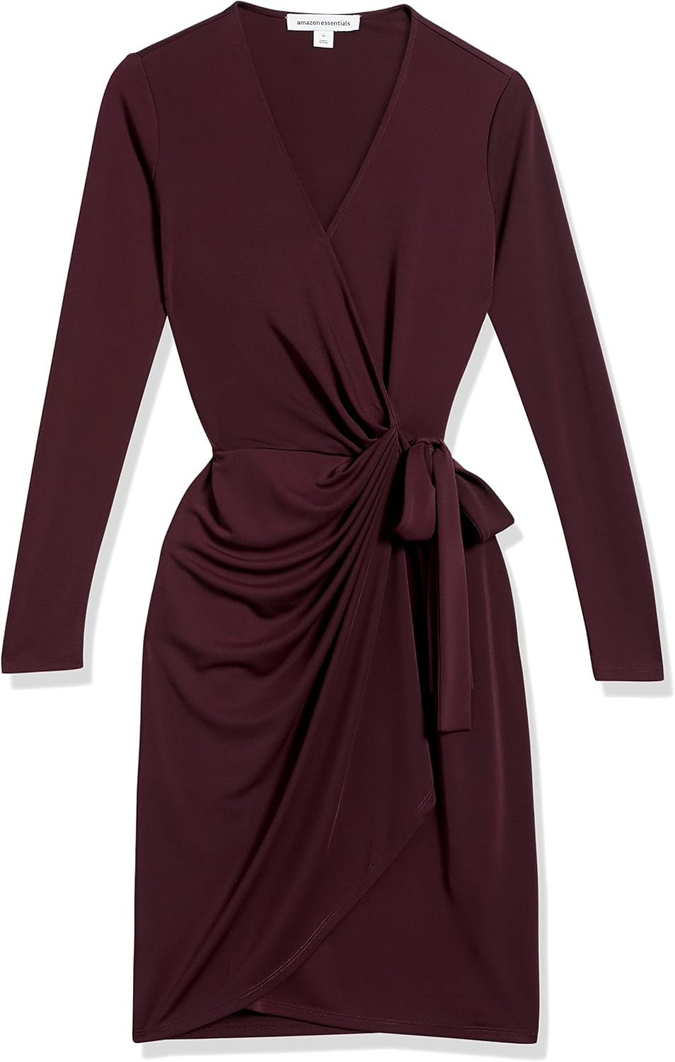 Women'S Long Sleeve Classic Wrap Dress (Available in plus Size)