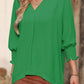 Women Blouses Dressy Casual V Neck 3/4 Length Sleeve Womens Tops with Smocked Cuffs