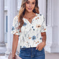 Womens Summer Tops Casual Short Sleeve V Neck Shirts Business Dressy Work Blouses