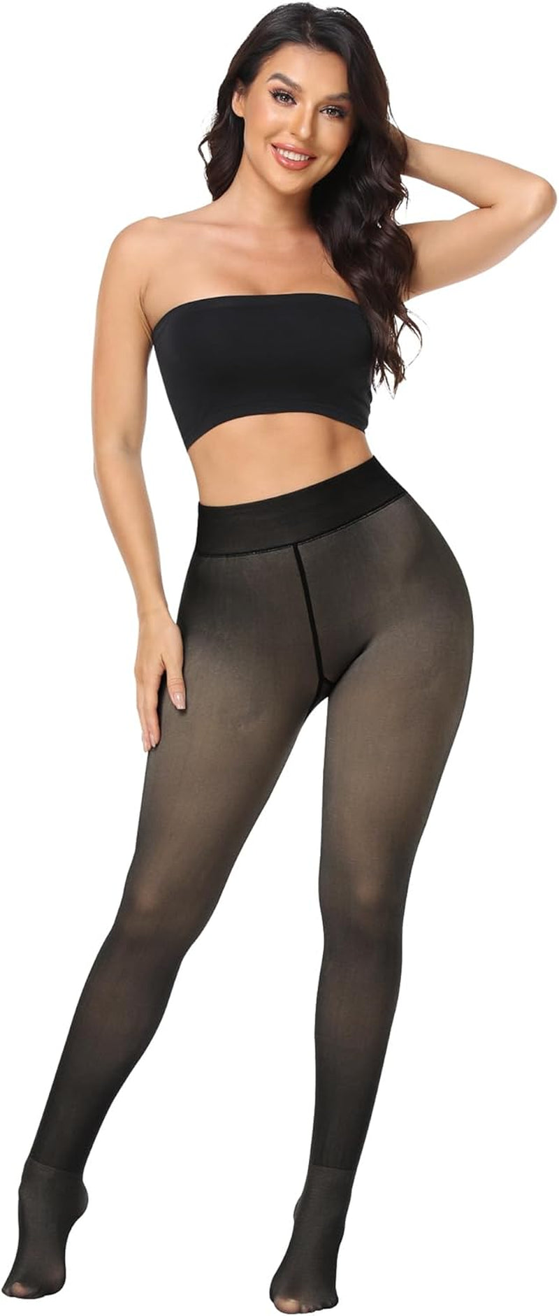 Winter Warm Fleece Lined Leggings Women,Thick Thermal Velvet Tights