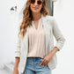 Women'S Dressy Casual Blouses Business Work Tops Long Sleeve V Neck Pleated Shirts 2025 Fall Outfits