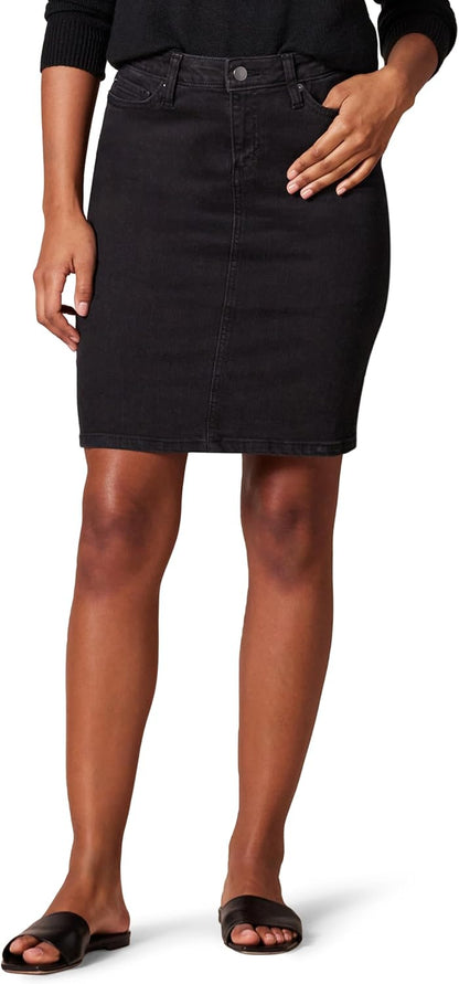 Women'S Classic 5-Pocket Denim Skirt (Available in plus Size)