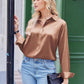 Satin Blouses for Women Silk Button down Shirts Long Sleeve Business Casual Tops