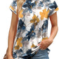 Womens Summer Tops Short Sleeve Shirts Crew Neck Cute Trendy Tunic Blouses (S-3XL)