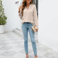 Women'S Dressy Casual Blouses Business Work Tops Long Sleeve V Neck Pleated Shirts 2025 Fall Outfits