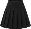 Stretchy Short Pleated Skirts for Women Cheerleader Uniform High Waist A-Line Mini Skirt