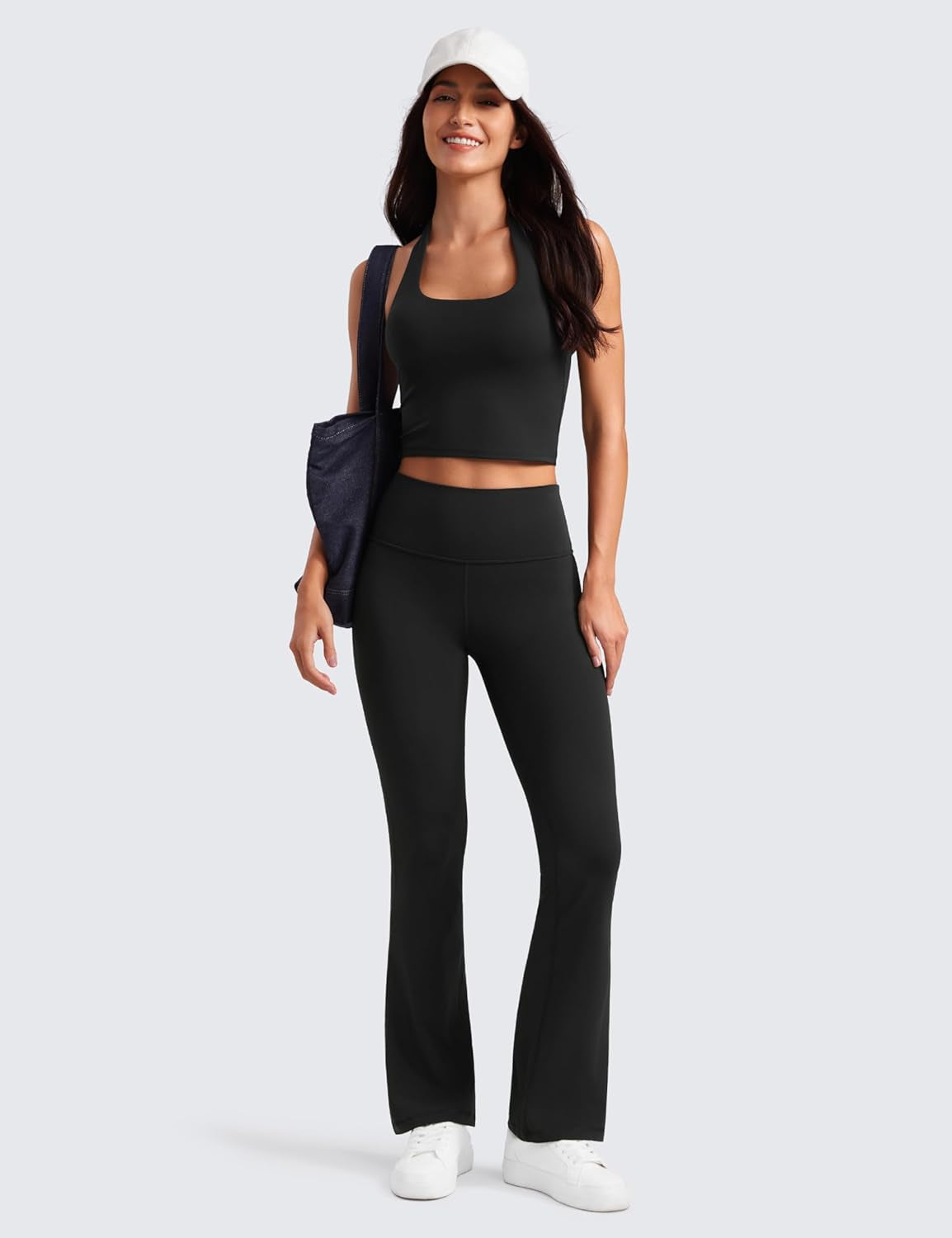 Womens Butterluxe High Waist Flare Pants 29" / 30.5" / 32" / 33.5" - Yoga Bootcut Wide Leg with Pocket Lounge