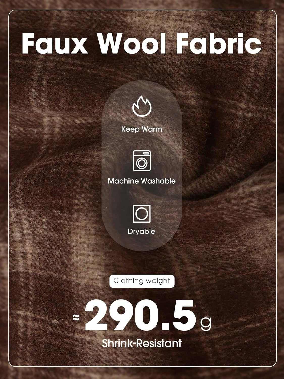 Womens Faux Wool Plaid Mini Skirt Elastic High Waisted Tweed Skirts Button Bodycon Skirt Fall Winter Outfit Pocket