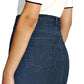 Womens Stretch Pencil Skirts with Functional Pockets, a Line & Destructed Mini Denim Skirts