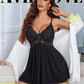 Women Chemise Night Gown Lace Modal Sleepwear V-Neck Full Slip Babydoll Lingerie Sexy Nightgowns