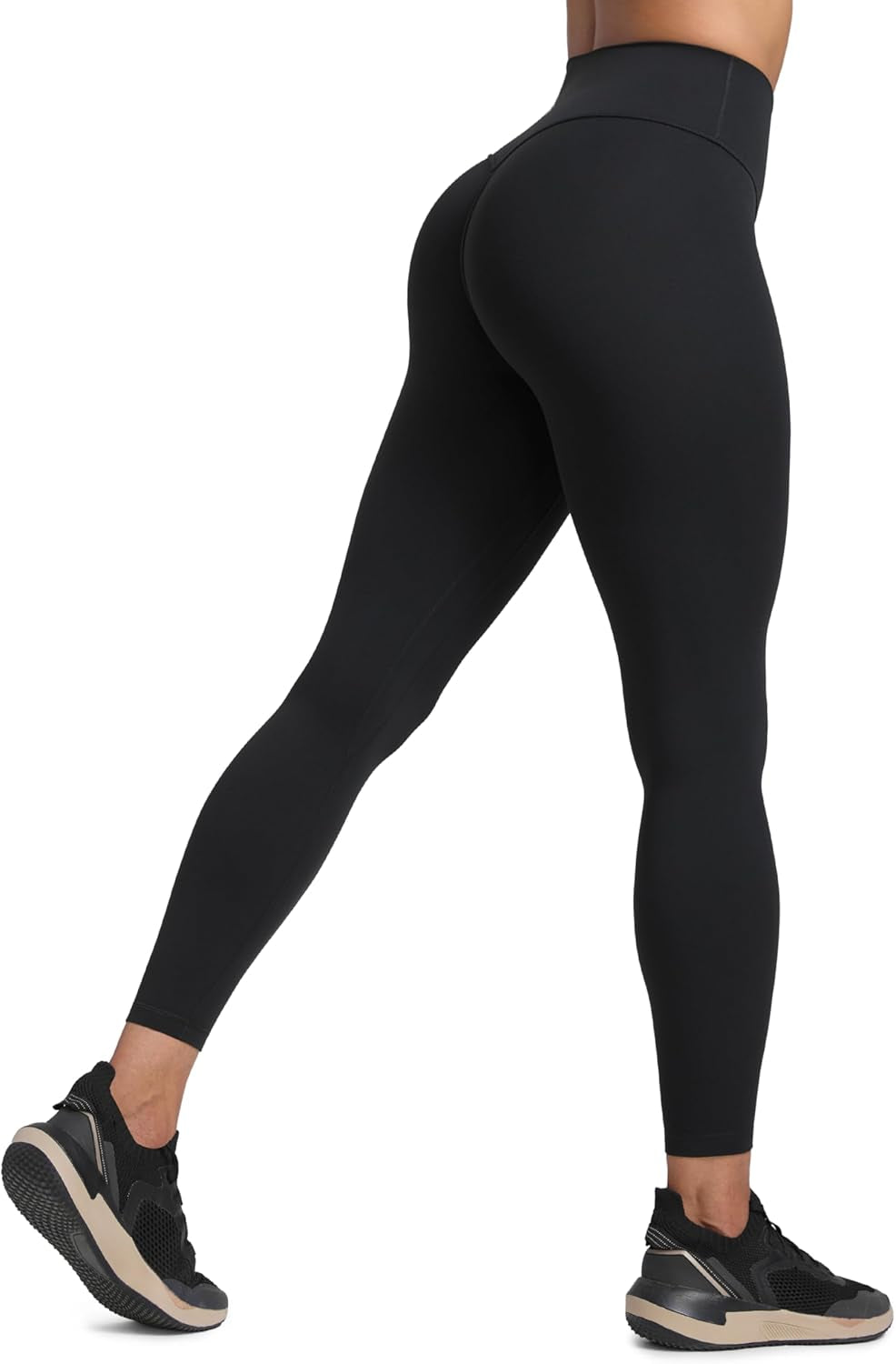 Secretsculpt Womens Butterlift Scrunch Butt Workout Leggings 25" - No Front Seam High Waisted Yoga Pants Booty