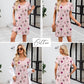 Cotton Nightgowns for Women Short Sleeve Womens Nightgown V Neck Sleep Shirts for Women Soft Sleepwear S-XXXL