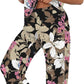Women'S Pajama Set Short Sleeve Shirt and Capri Pants Sleepwear Pjs Sets with Pockets