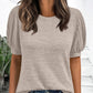 Womens Tops Summer Sweater Long Tunic Dressy Casual Blouses Business Cute Trendy Short Sleeve Shirt 2025