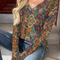 Women Long Sleeve Tops Dressy Casual V Neck Tshirts Basics Tee 2025 Fall Trendy Clothes S-2XL