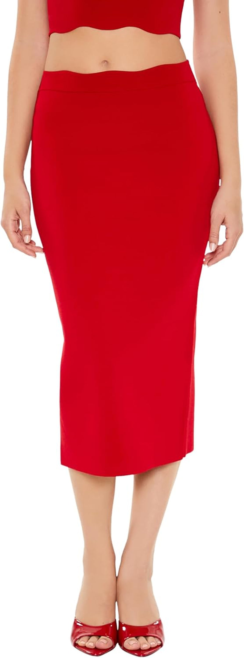 Women'S Sweater-Knit Midi Skirt