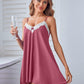 Women Lace Nightgown Sexy Spaghetti Strap Cami Sleeveless Chemise Sleepwear Sleep Dress