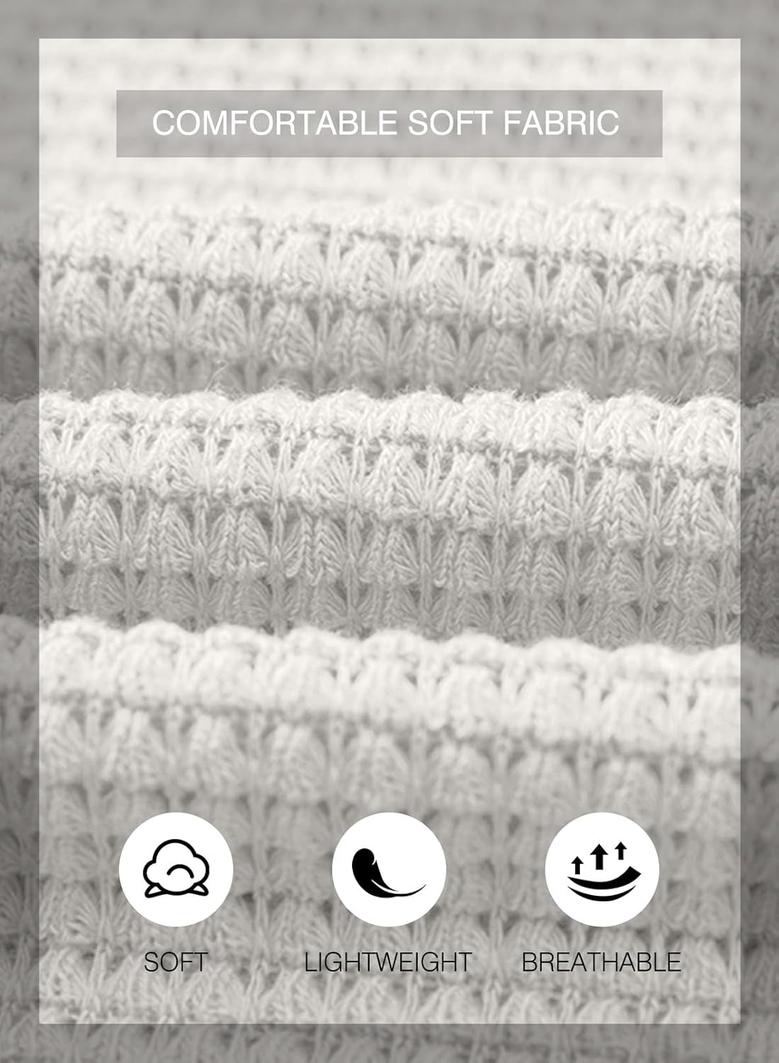 Womens Frenchy Summer Tops Crewneck Short Sleeve T Shirts Casual Waffle Knit Jacquard Blouses Top Shirts