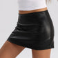 Stretchy Mini Skorts Low Waist Skirt with Shorts Side Slit 2025 Sports Daily Going Out Outfits