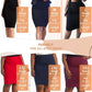 Women'S Premium Nylon Ponte Stretch High Waist Pencil Suit Skirt below Knee