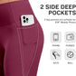 4 Packs Yoga Leggings with Pockets for Women, Soft High Waisted Tummy Control Workout Pants