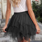 Women'S Tulle Skirts High Low Layered Puffy Fairy Skirt Mini Party Costume Irregular Adults Tutus