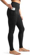 Dreamlux No Front Seam Leggings with Pockets for Women, High-Waisted Soft Yoga Pants