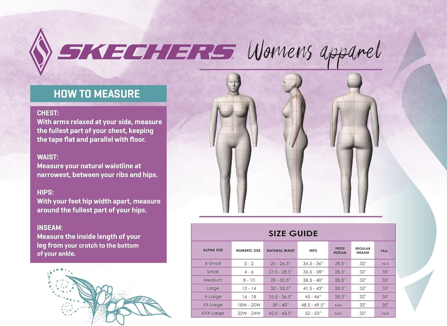 Womens Go Walk Pant Leggings, Bold Black, Xx-Large Tall US