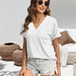 T Shirts Short Sleeve V Neck Tees Womens Tops Beach Vacation Fashion Clothes 2025 Casual Summer Spring Fall Outfits