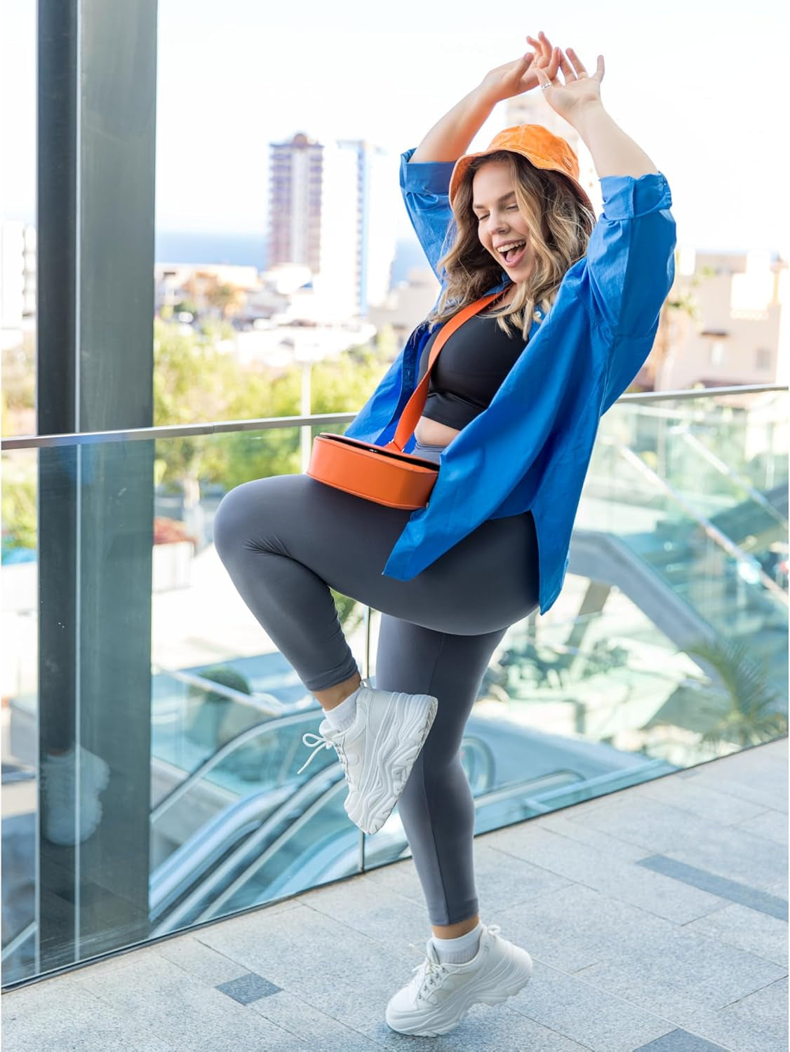 plus Size Leggings for Women, High Waisted Tummy Control Buttery Super Soft Black Yoga Pants for Workout Running