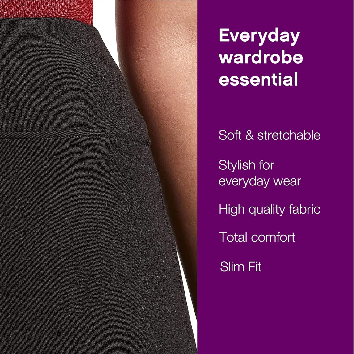 Women'S Cotton Blackout Capri Legging