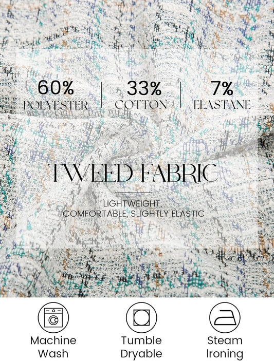 Women'S Tweed Pencil Skirt Knee Length High Waisted Skirts with Slit Elegant Skirts with Belt