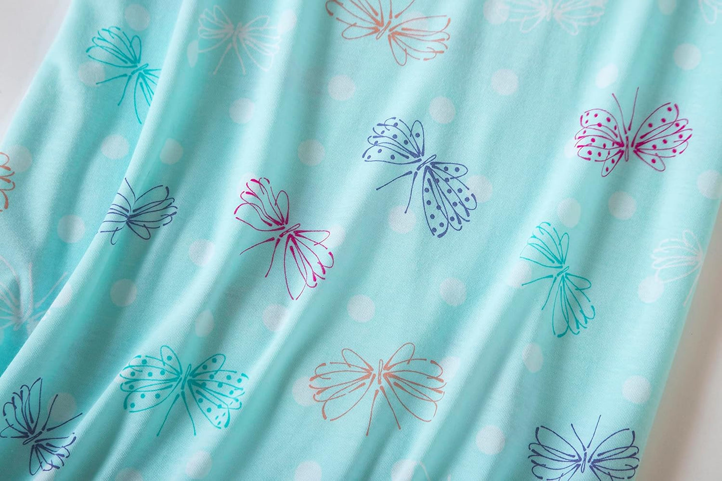 3 Pack Women'S Cotton Nightgown Sleepwear Short Sleeves Nightshirt Fun Print Sleepdress Loose Comfy Sleepshirts