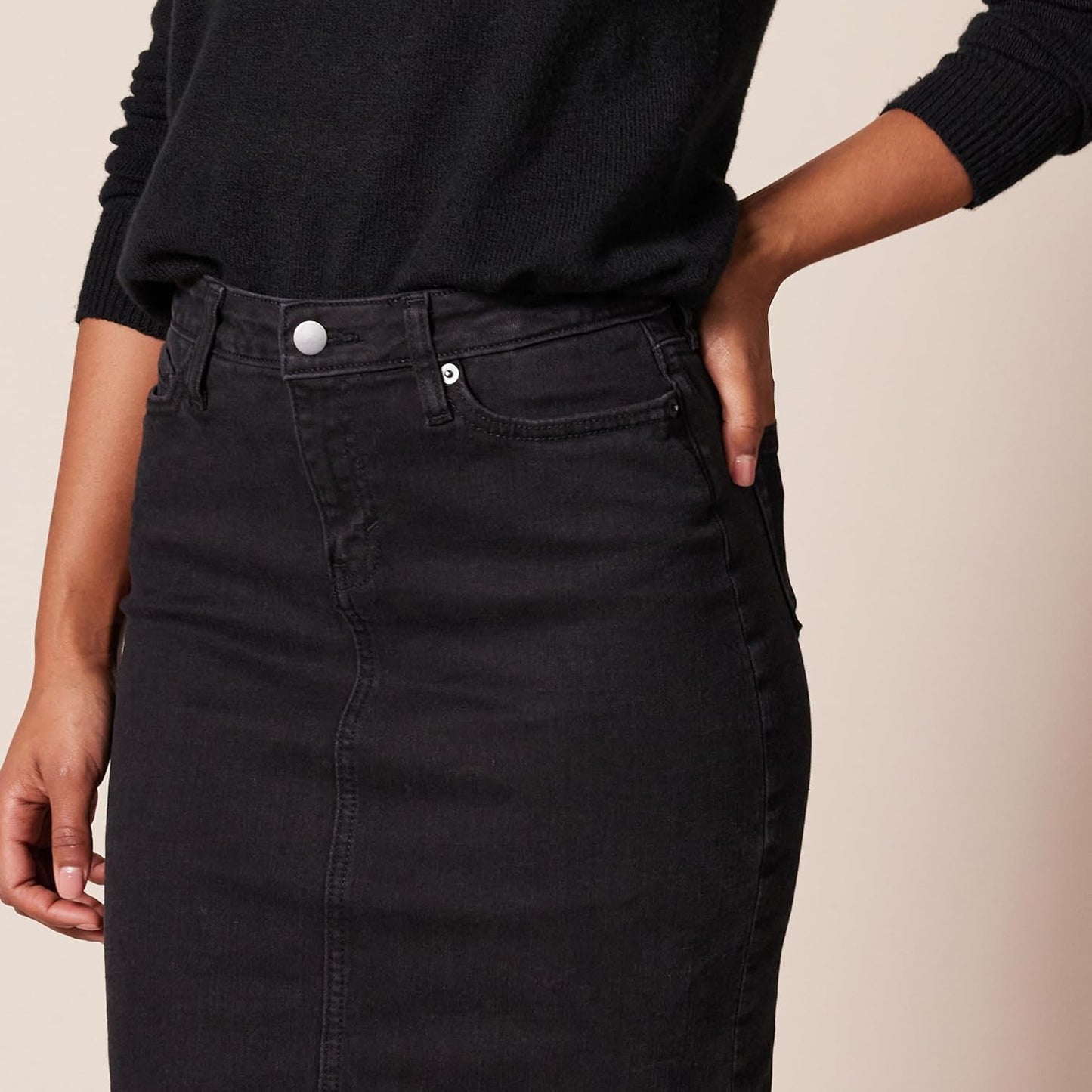 Women'S Classic 5-Pocket Denim Skirt (Available in plus Size)
