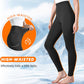 Fleece Lined Leggings for Women - High Waisted Workout Leggings for Women Running Exercise