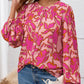 Women'S Floral Button down Blouse 2025 Fall Fashion Dressy Casual Long Sleeve Oversized Shirts Top Boho Clothes