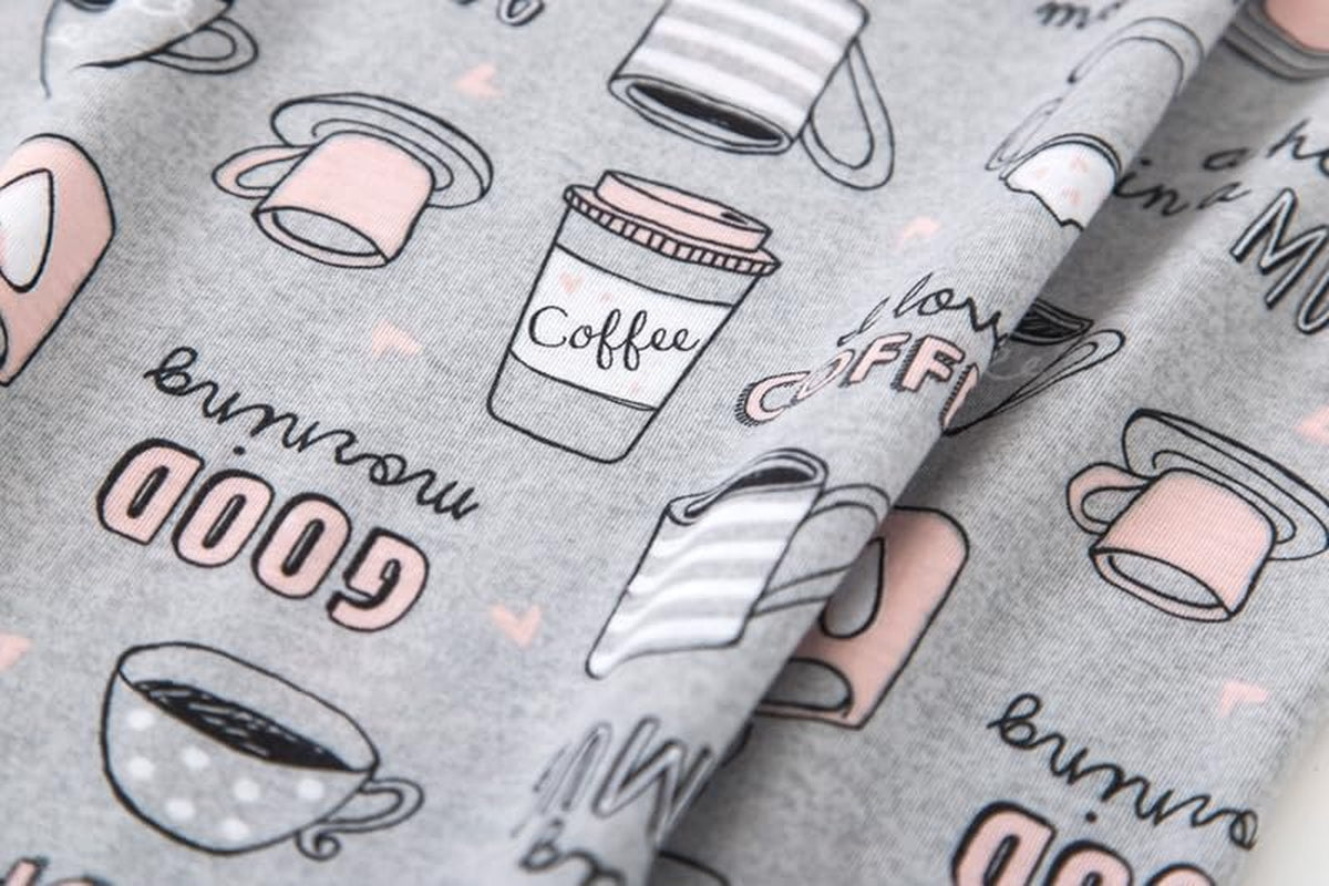 3 Pack Women'S Cotton Nightgown Sleepwear Short Sleeves Shirt Casual Print Sleepdress