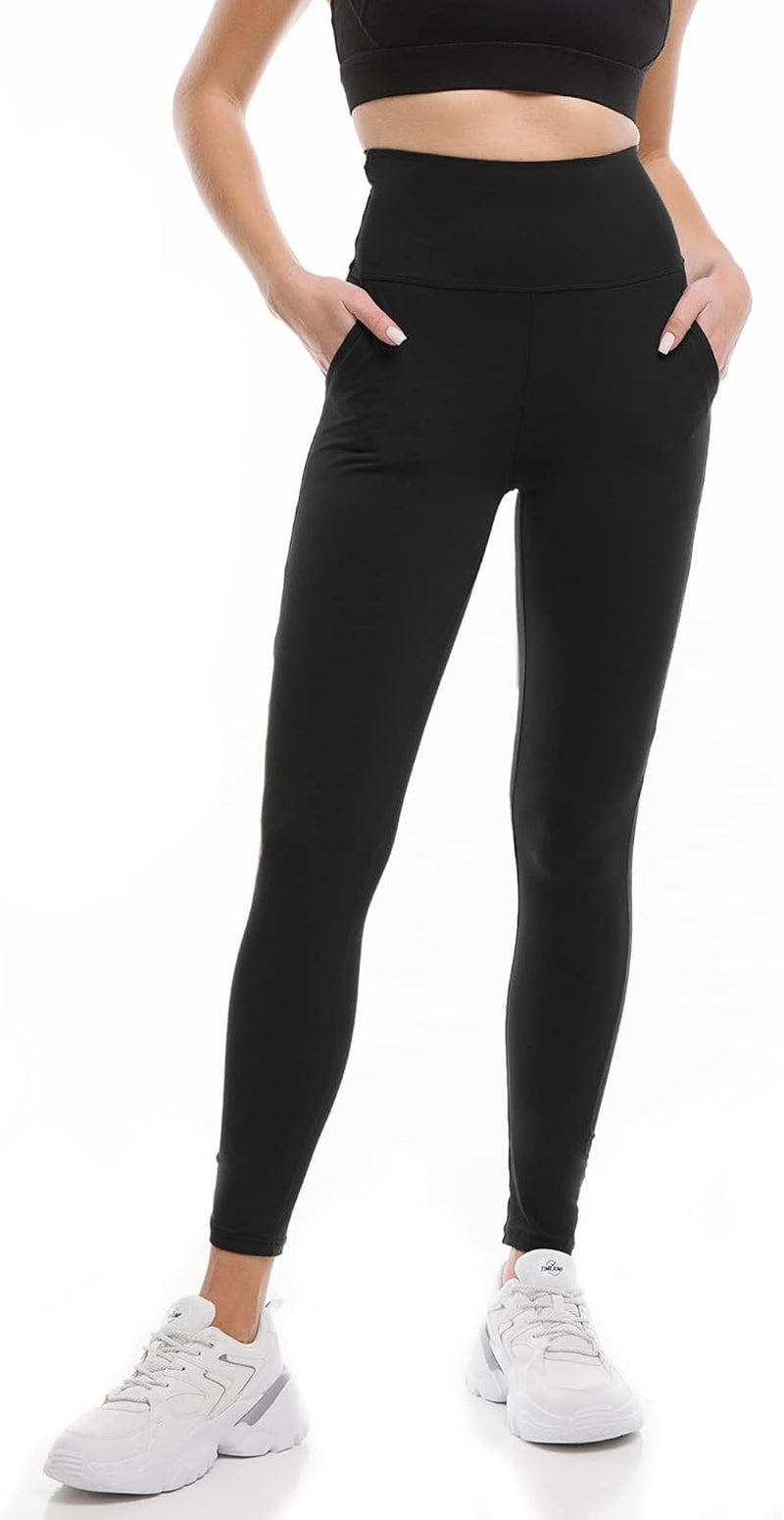 Leggings with Pockets for Women, High Waisted Leggings Buttery Soft Non See through Workout Yoga Pants