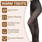 Fleece Lined Tights Sheer Women - Fake Translucent Warm Pantyhose Leggings Sheer Thick Tights for Winter