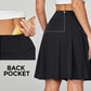 20" Knee Length Skorts Skirts for Women with Pockets Tennis Skirt High Waisted Golf Skirts for Women Casual Athletic