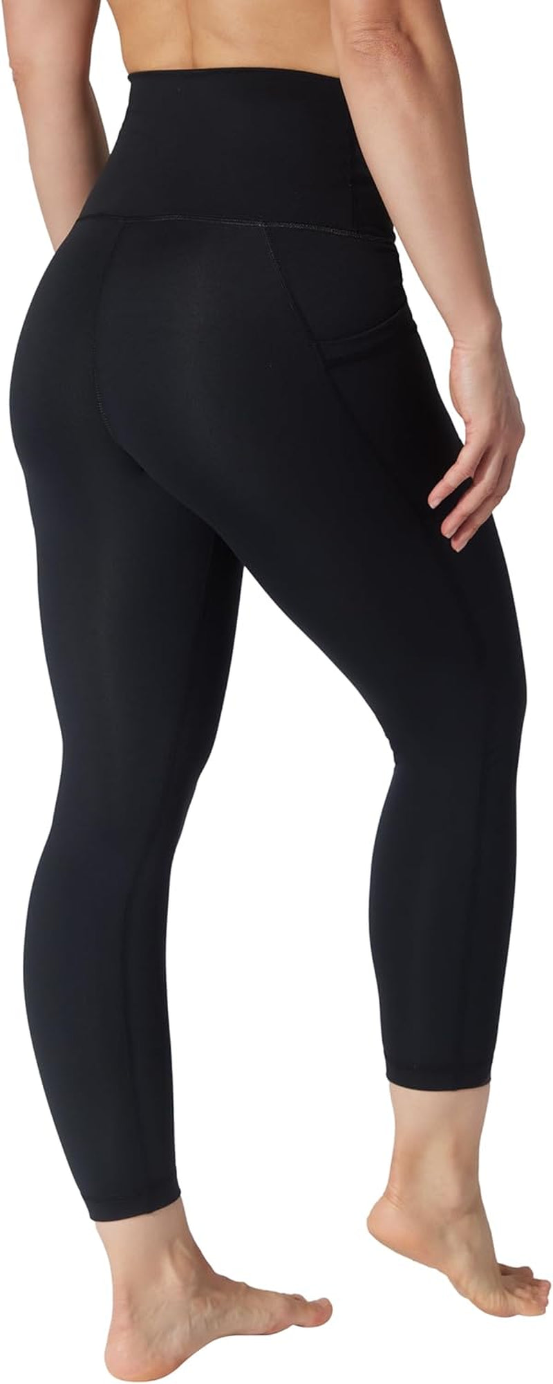 High Waist Ultra Soft 7/8 Ankle Length Leggings with Pockets for Women