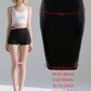 Women'S Faux Leather Pencil Skirt, High Waist Midi Length with Double Zipper