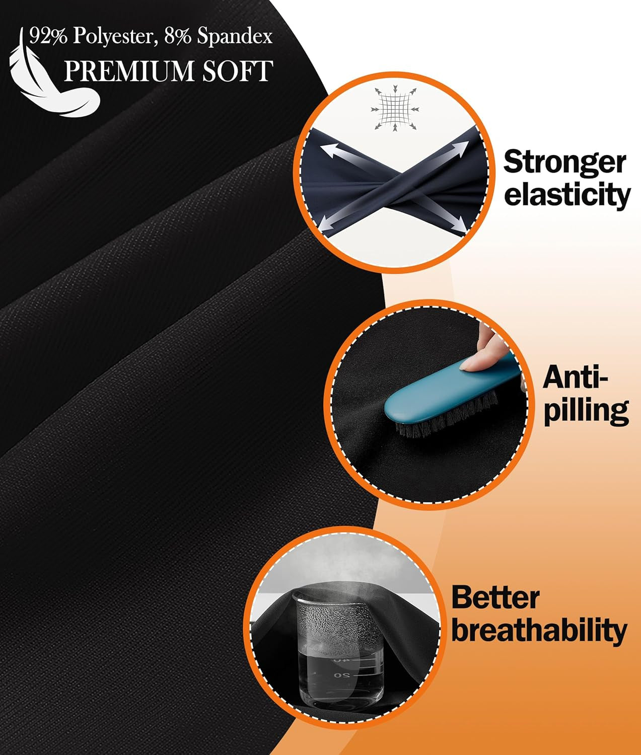 3 Pack Leggings with Pockets for Women,High Waisted Tummy Control Workout Yoga Pants