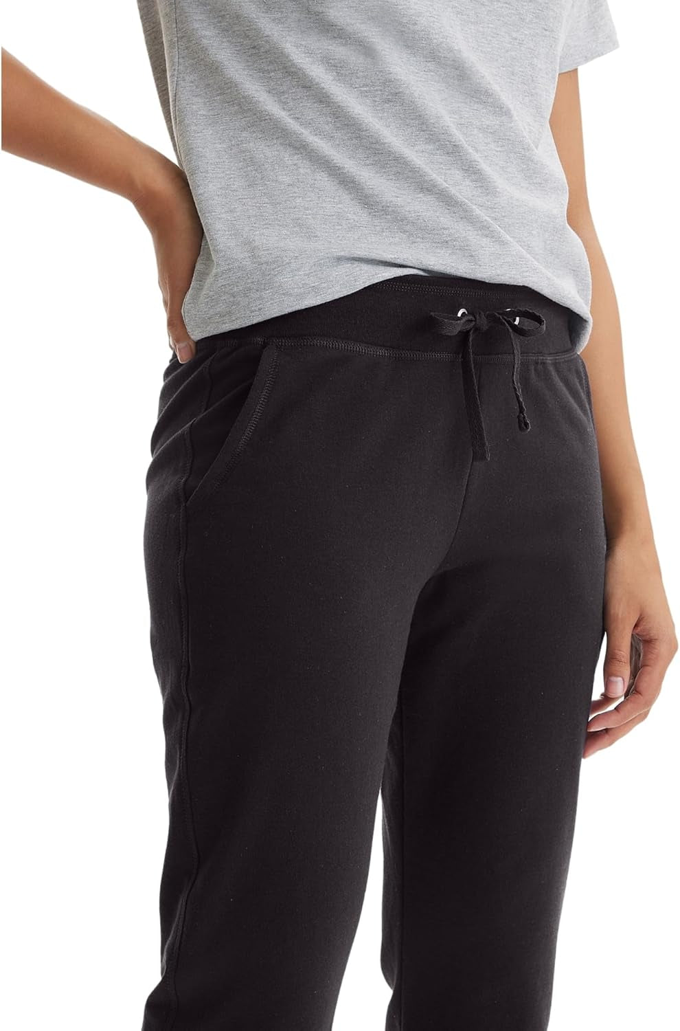 Womens French Terry Pants, Pocket Lounge Pants for Women, Lighter-Than-Fleece Loungewear, 31”