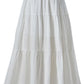 Women'S Summer Long Flowy Renaissance Skirt with Pockets - Boho High Waist A-Line Maxi Skirt